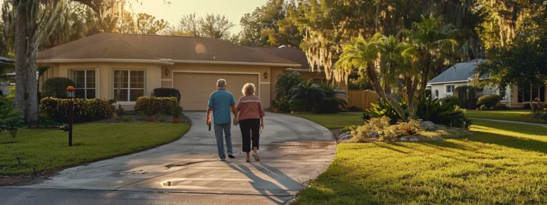 happy customers outside Florida home