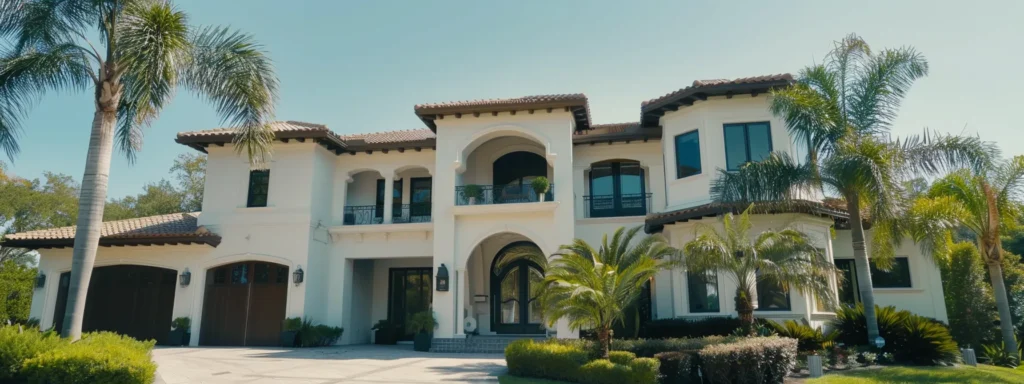 modern florida home exterior